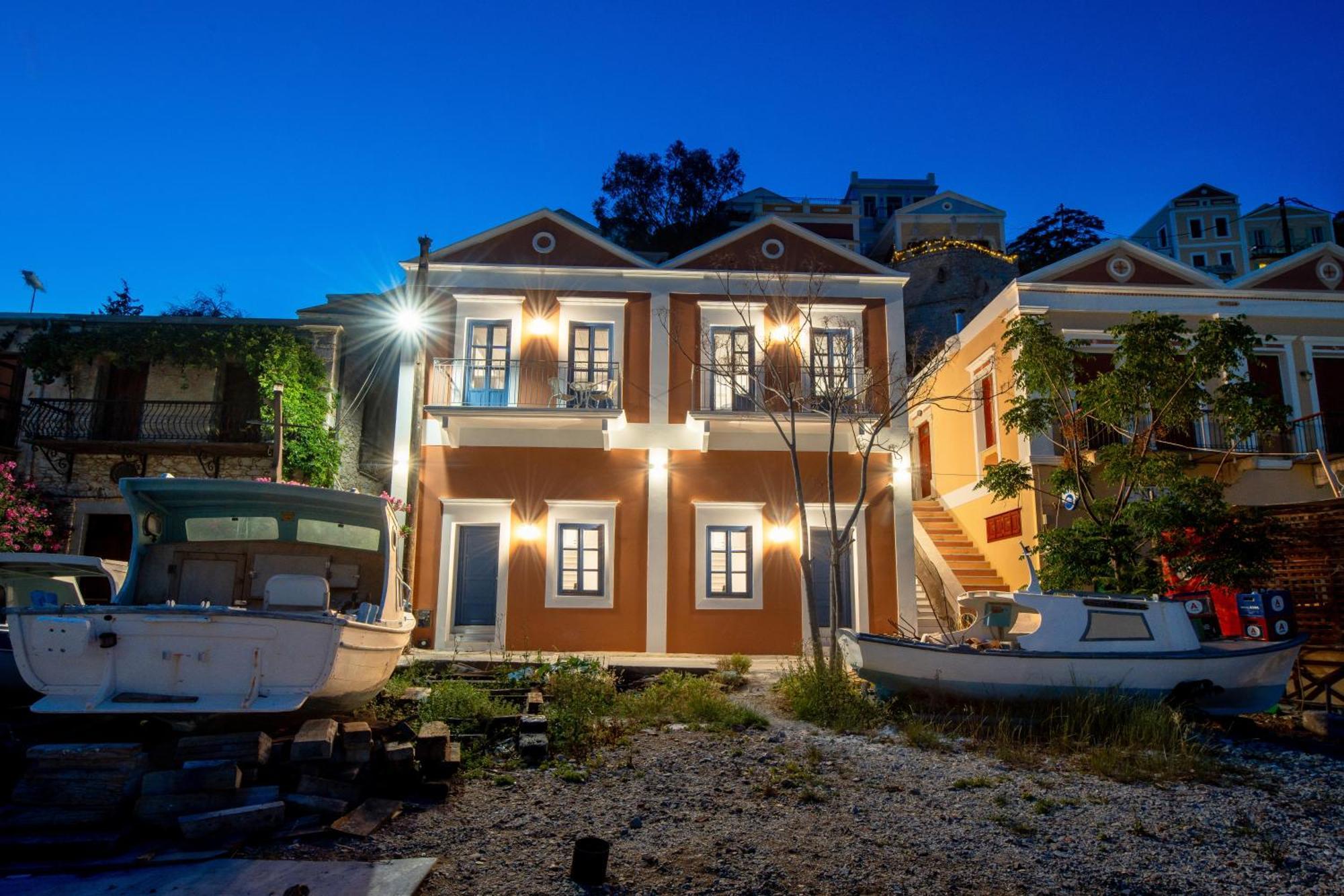 Porto Harani Seaside Apartments Szími Kültér fotó