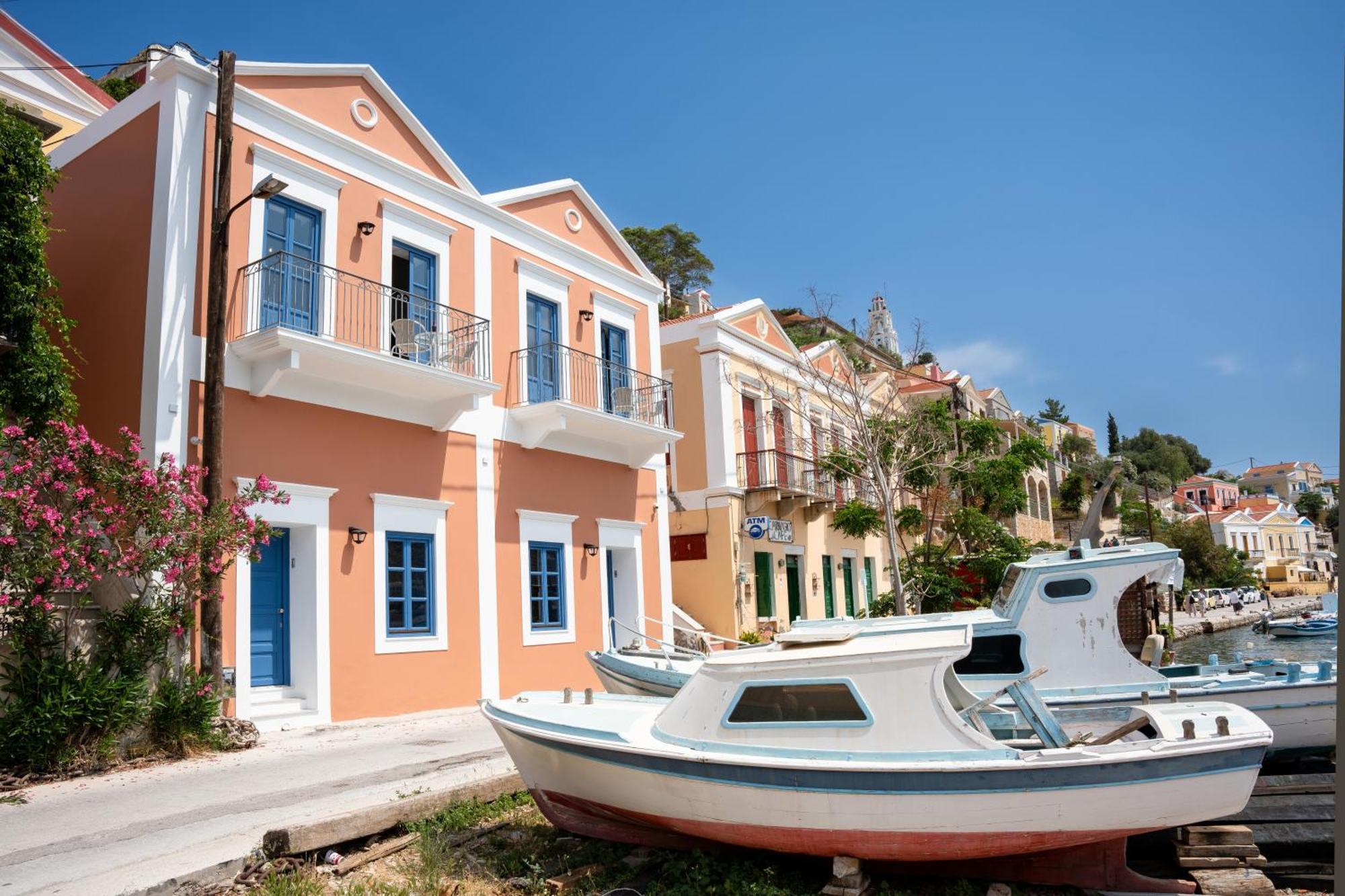 Porto Harani Seaside Apartments Szími Kültér fotó