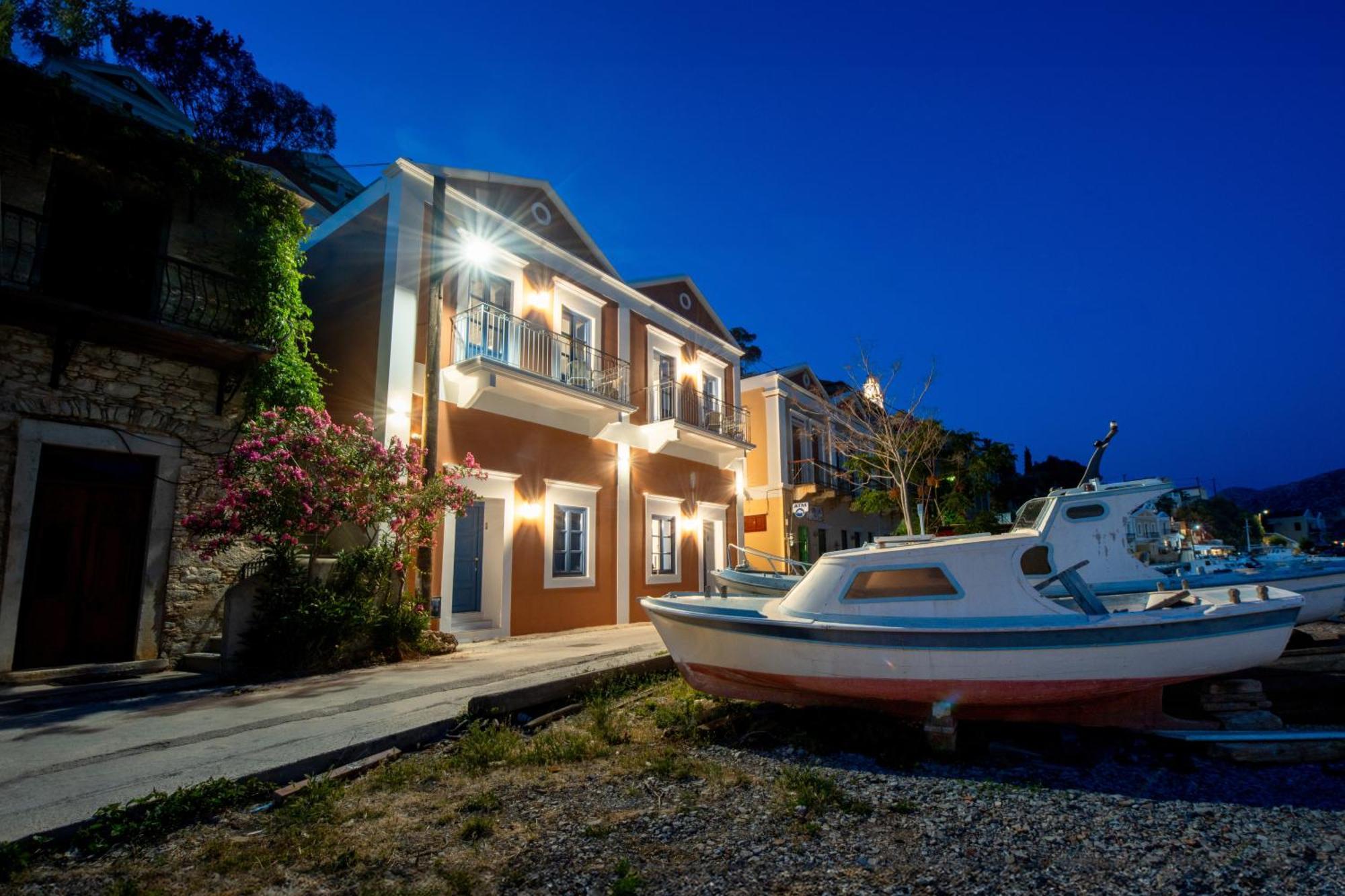 Porto Harani Seaside Apartments Szími Kültér fotó