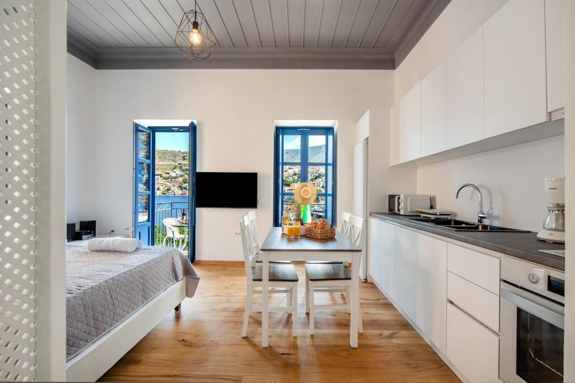 Porto Harani Seaside Apartments Szími Kültér fotó