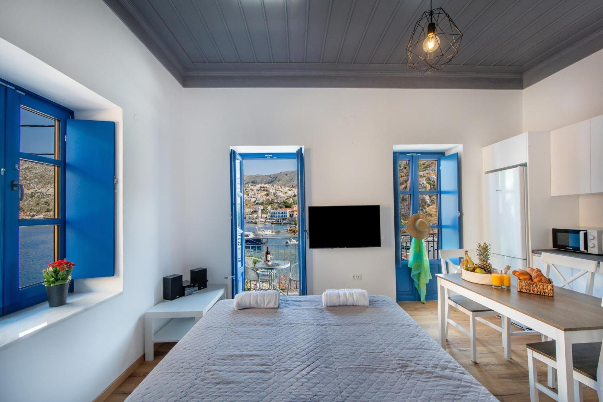 Porto Harani Seaside Apartments Szími Kültér fotó
